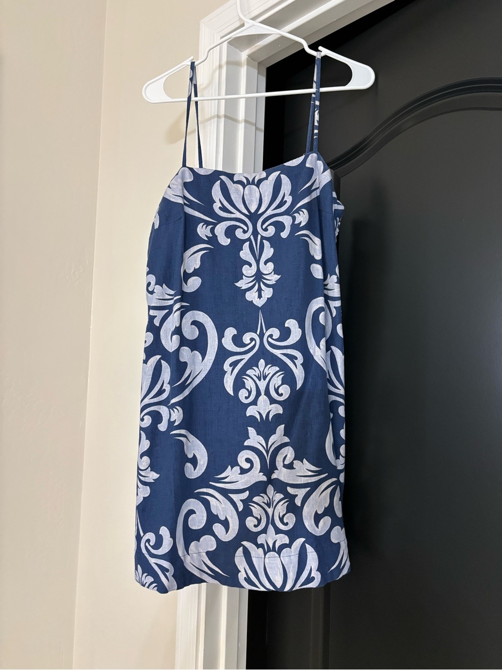 Abercrombie linen blend skort mini dress- large tall